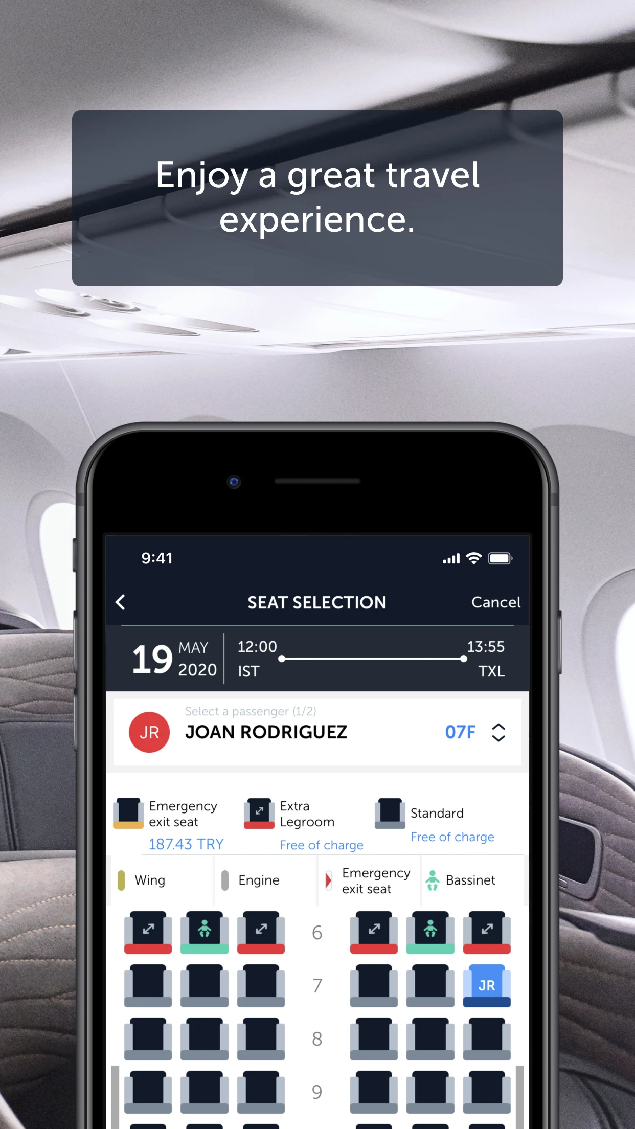 Turkish Airlines Flight Ticket screenshot